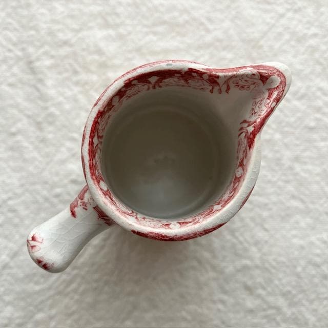 レア美品◆クレイユモントローアールヌーボークレミエ赤＃レリーフジアンサルグミンヌ