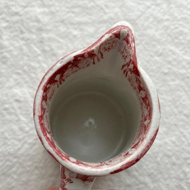 レア美品◆クレイユモントローアールヌーボークレミエ赤＃レリーフジアンサルグミンヌ