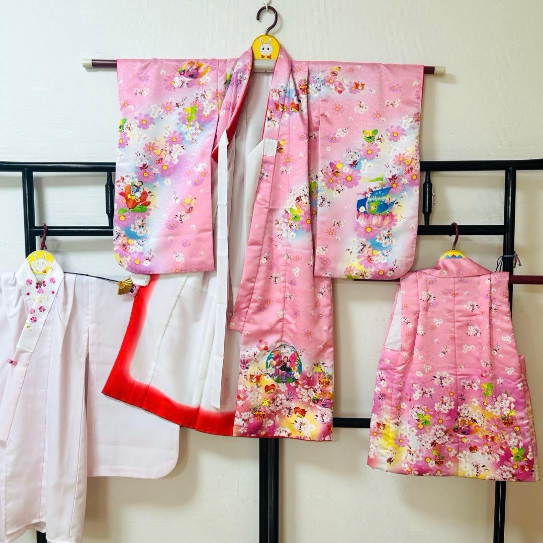 RNo.114 七五三　3歳　　被布フルセット　　永田萌