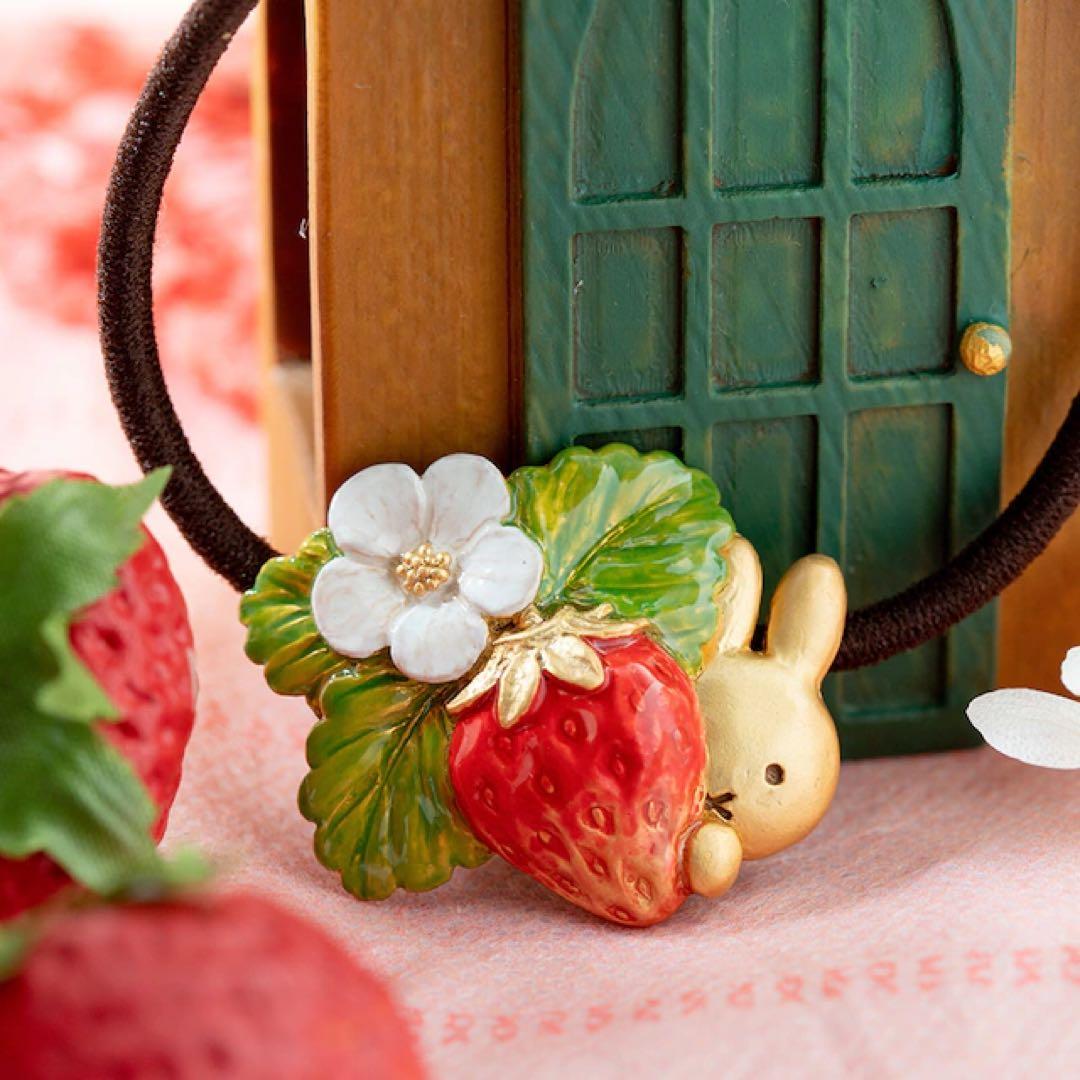 Flower Miffy パルナートポックコラボ いちご ヘアゴム