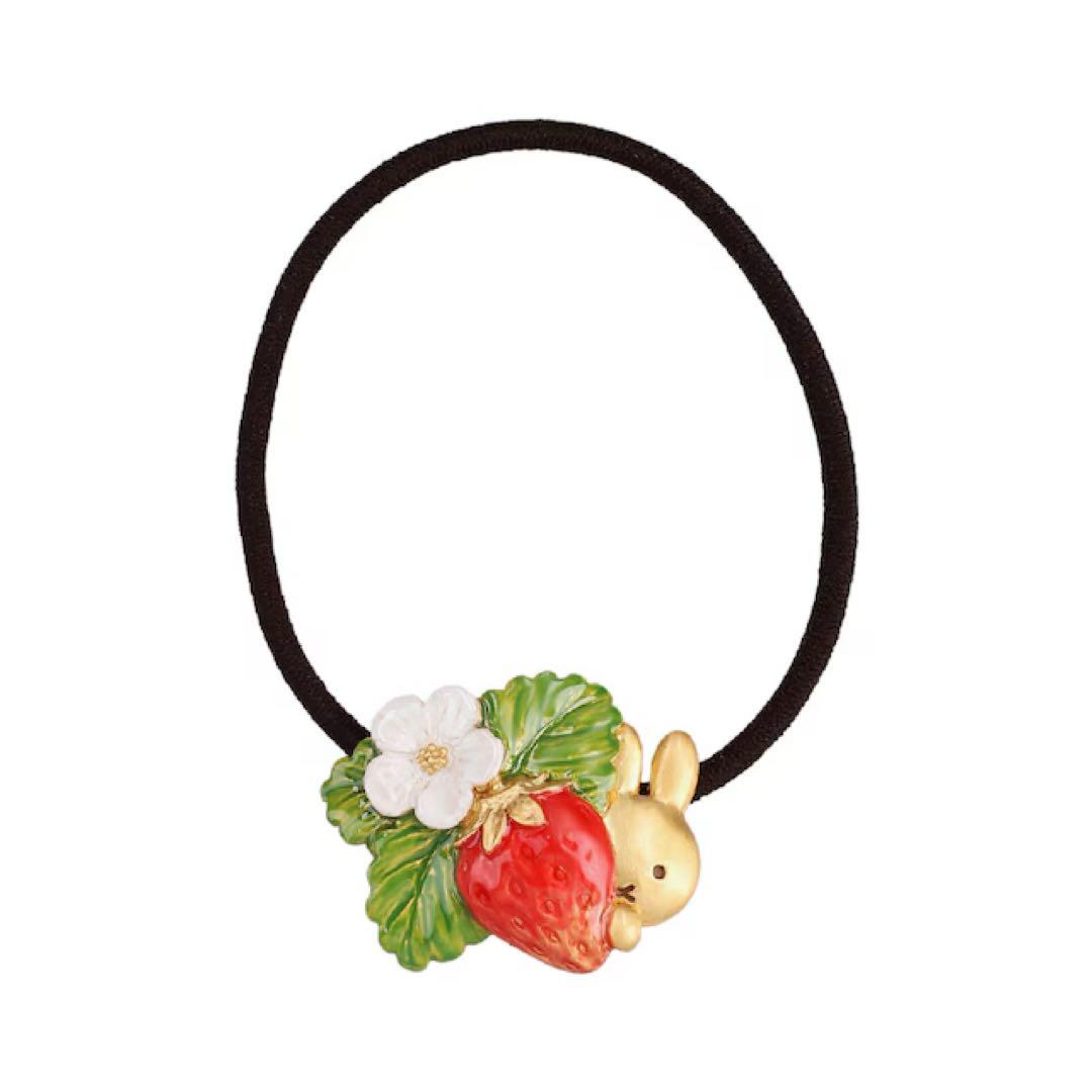 Flower Miffy パルナートポックコラボ いちご ヘアゴム