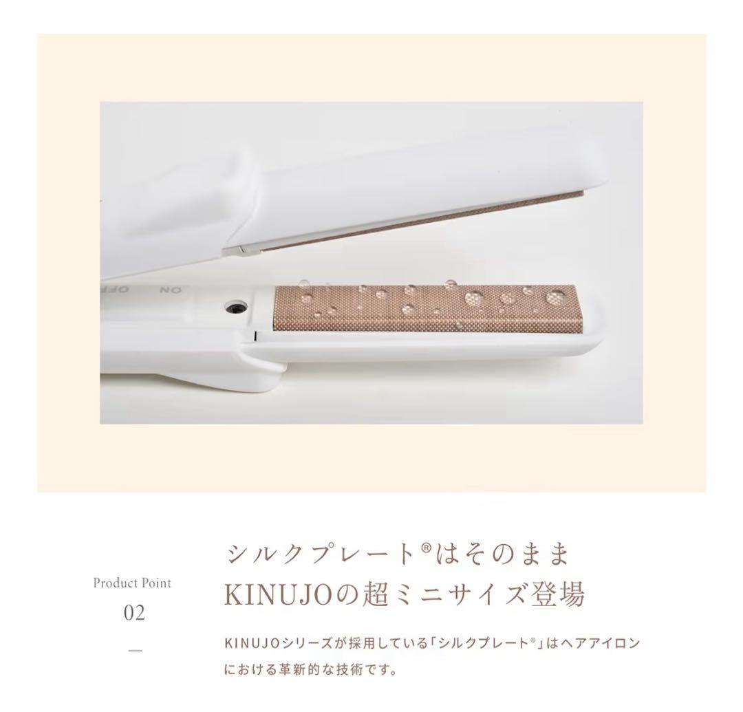 KINUJO SILK PLATE mini iron DG085ホワイト