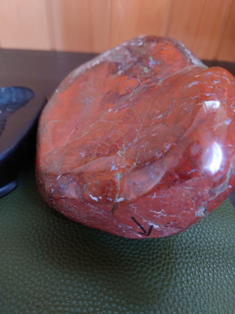 津軽　錦石 鑑賞石　青森県津軽西海岸　自然石　盆石　水石　赤石