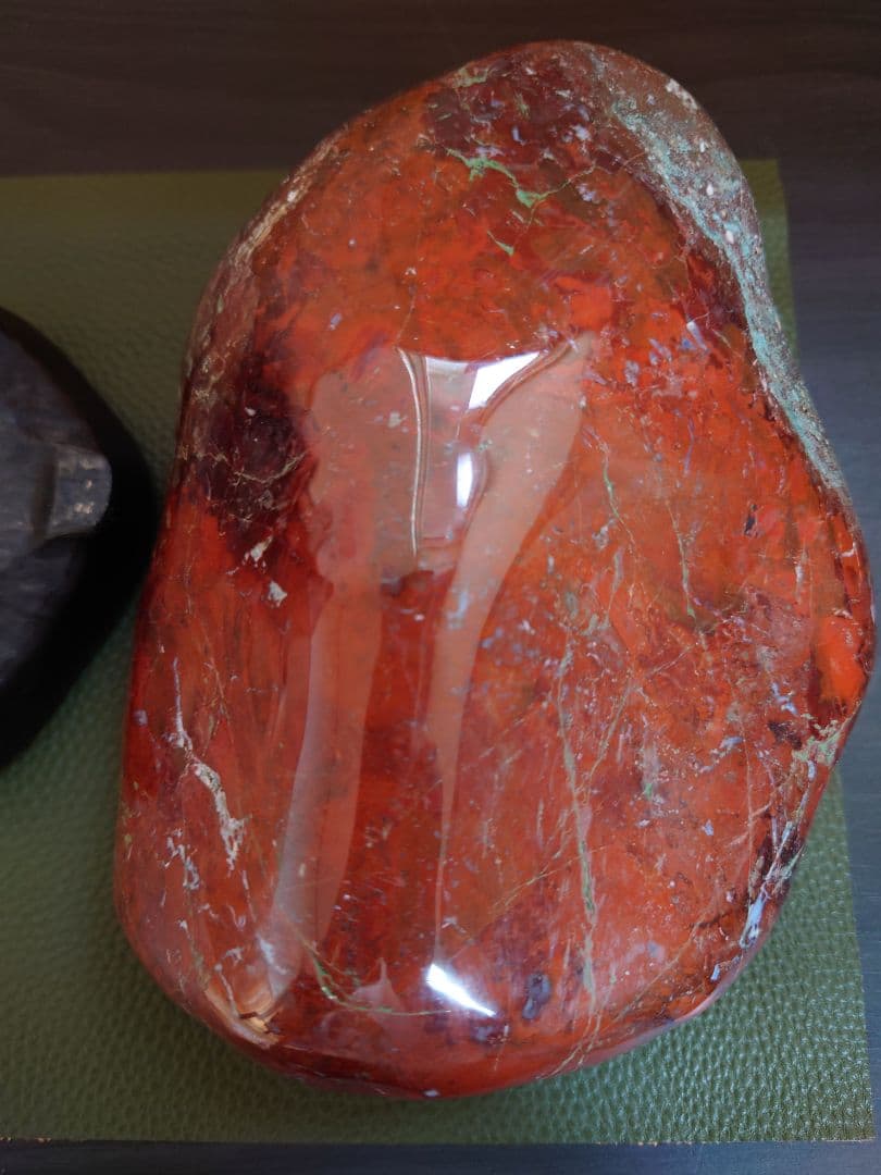 津軽　錦石 鑑賞石　青森県津軽西海岸　自然石　盆石　水石　赤石