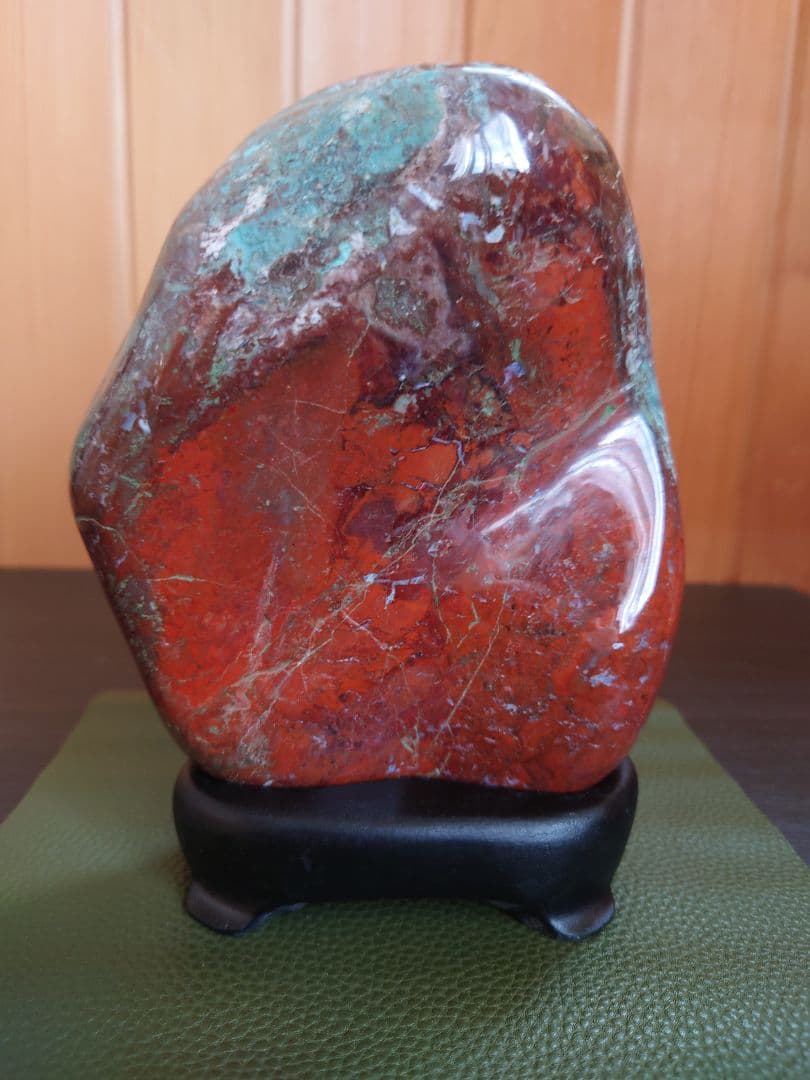 津軽　錦石 鑑賞石　青森県津軽西海岸　自然石　盆石　水石　赤石