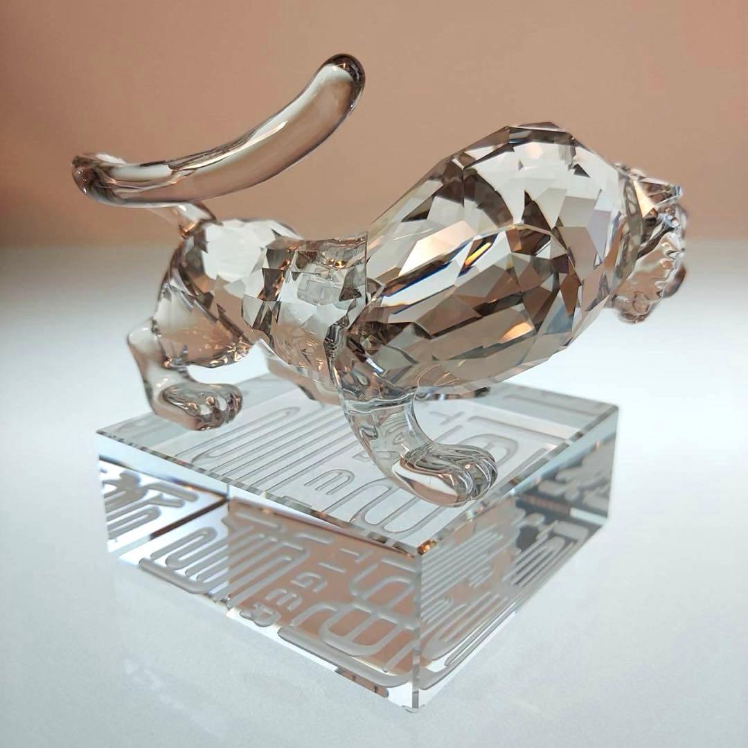 スワロフスキー　SWAROVSKI　タイガー　虎　クリスタル　インテリア