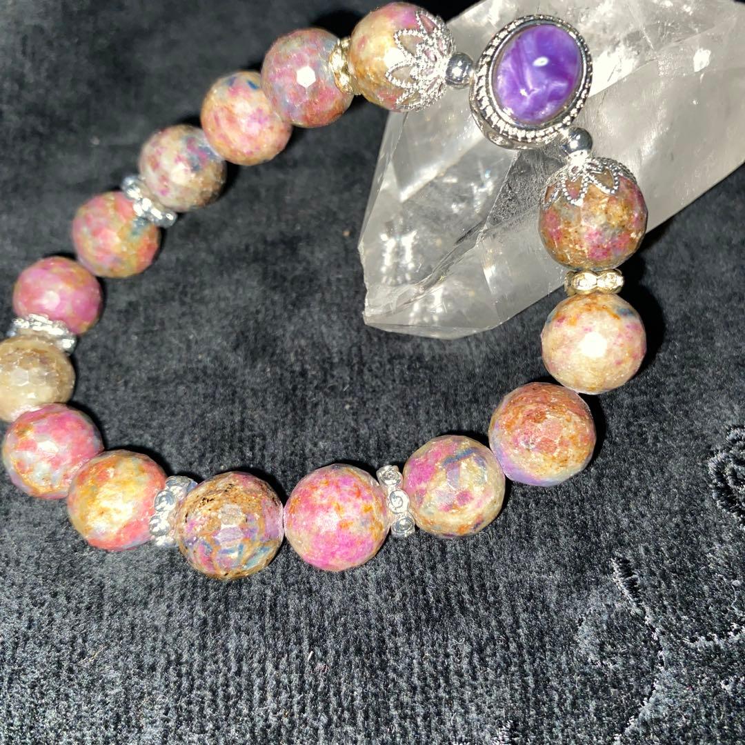 チャロアイトが美しいマルチサファイアブレスレットパワーストーン