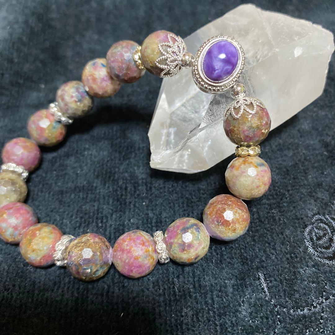 チャロアイトが美しいマルチサファイアブレスレットパワーストーン