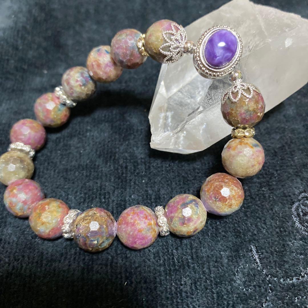 チャロアイトが美しいマルチサファイアブレスレットパワーストーン