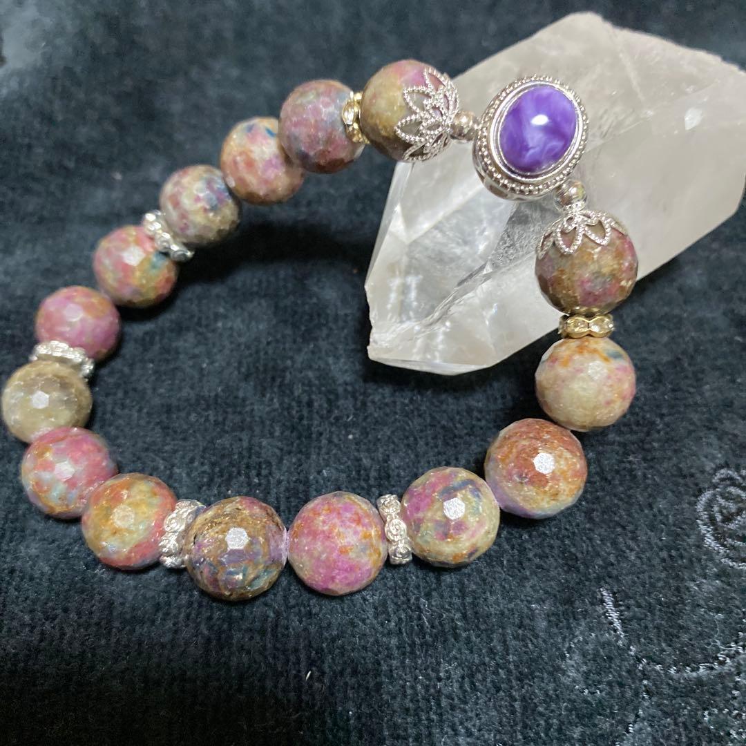 チャロアイトが美しいマルチサファイアブレスレットパワーストーン