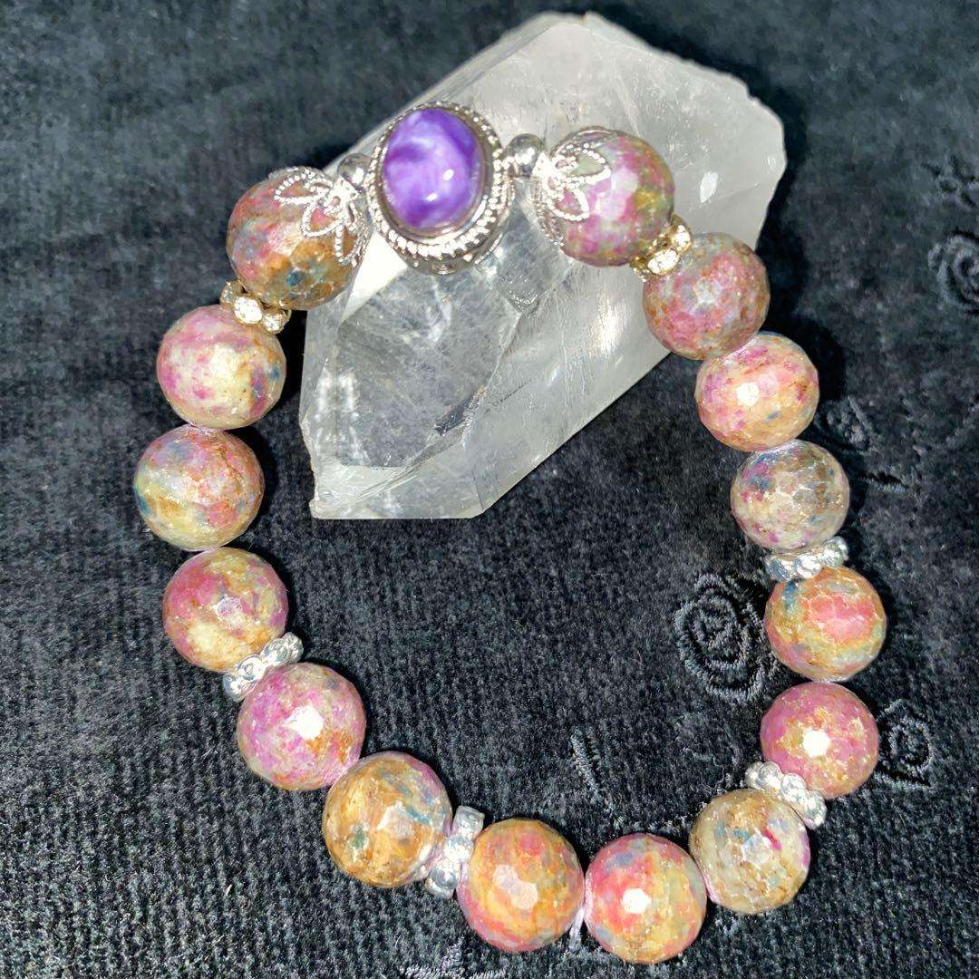 チャロアイトが美しいマルチサファイアブレスレットパワーストーン