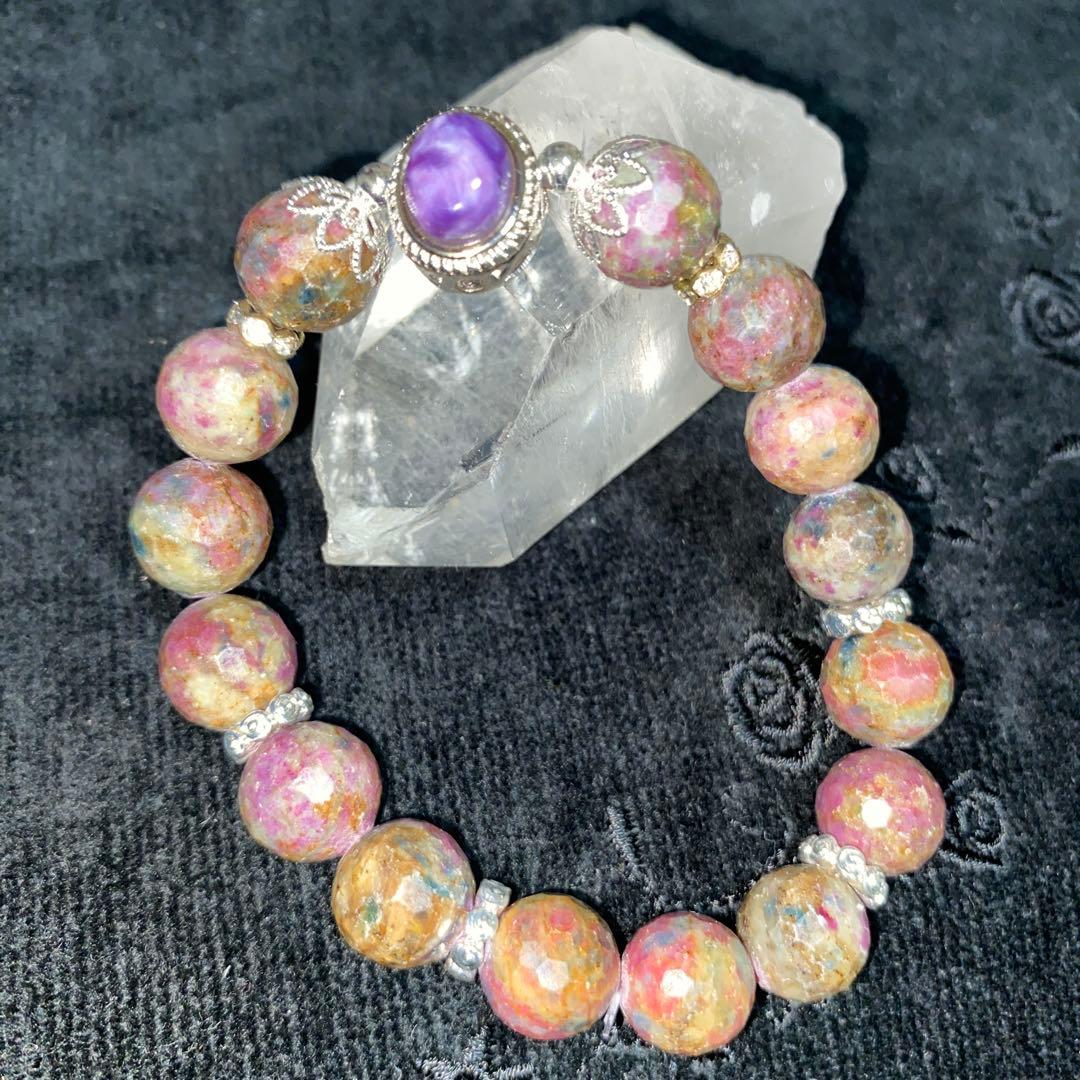 チャロアイトが美しいマルチサファイアブレスレットパワーストーン