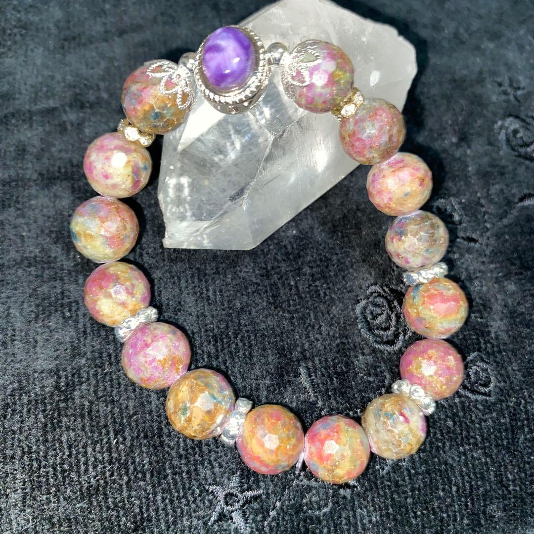 チャロアイトが美しいマルチサファイアブレスレットパワーストーン