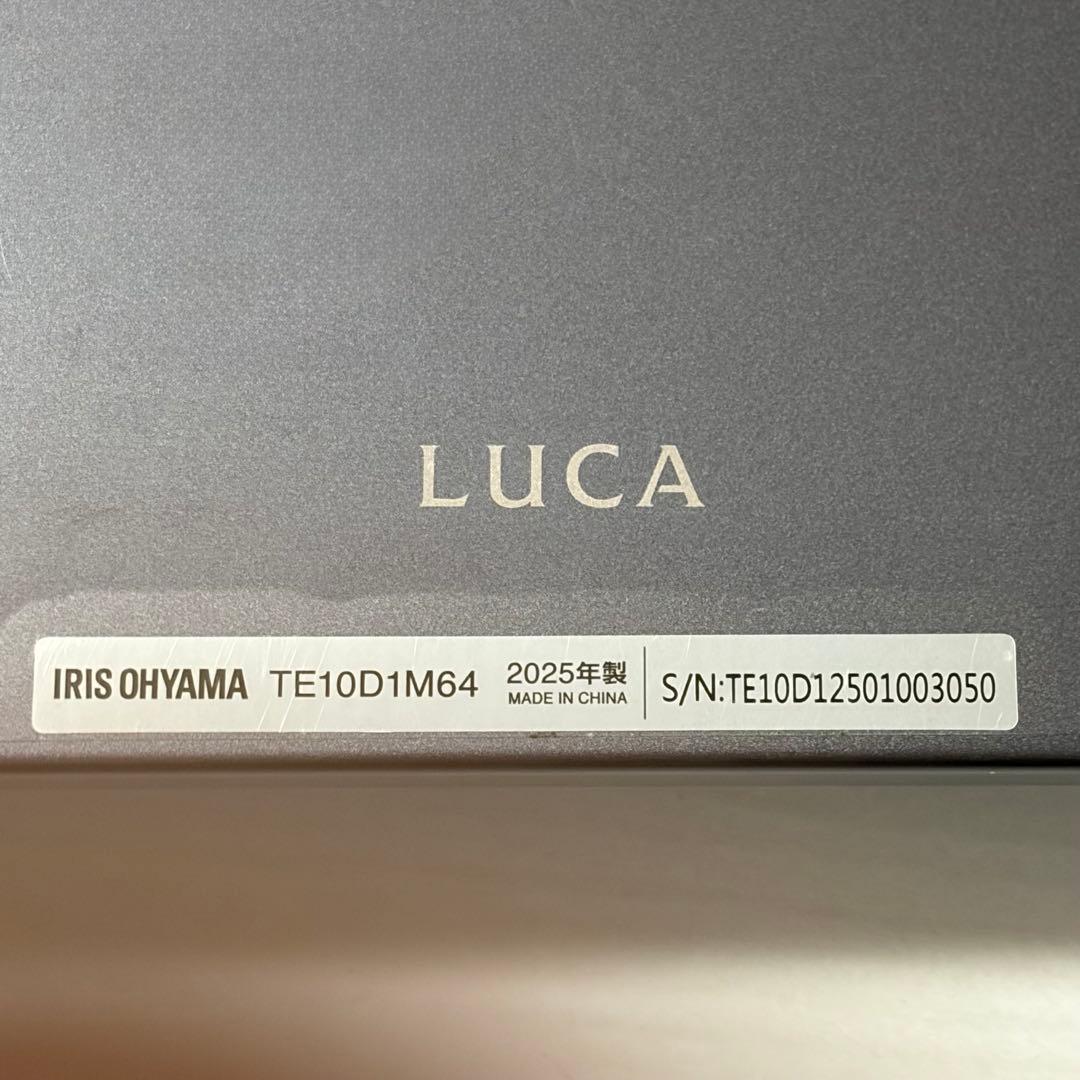 LUCA Tablet TE10D1M64-KV1H　本体 ケースカバー付き