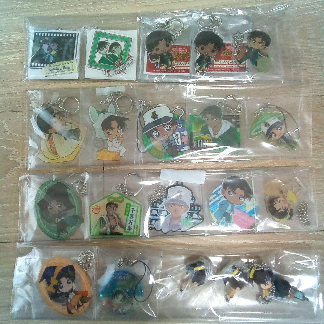 服部平次 遠山和葉 名探偵コナン キーホルダー ラバスト アクキー 大量 43個