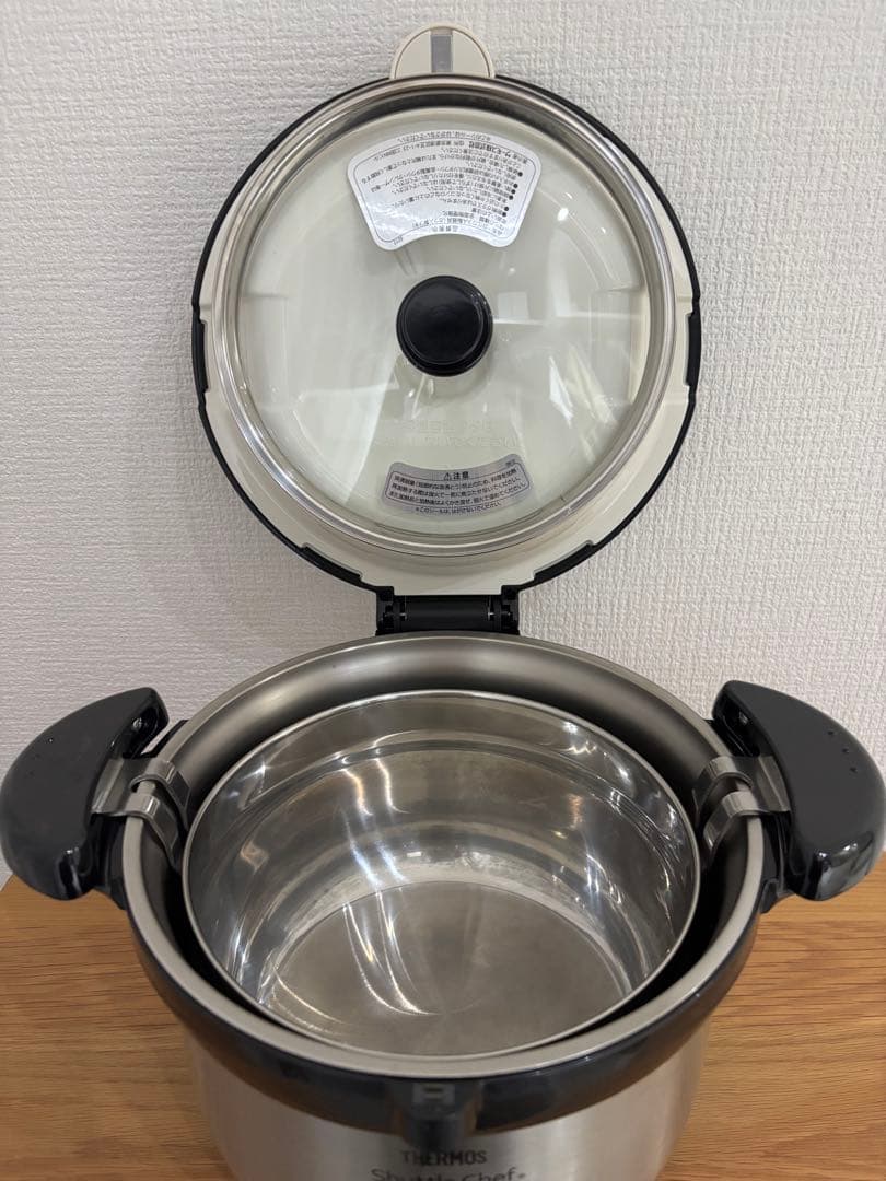 サーモス シャトルシェフ 3L 真空保温調理鍋 IH対応