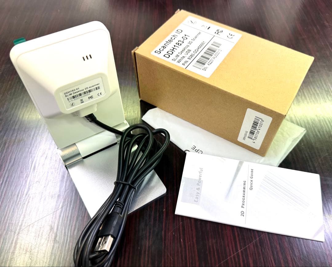 2次元バーコードリーダー DDH183スリム 全方向読取り2Dバーコードスキャナ