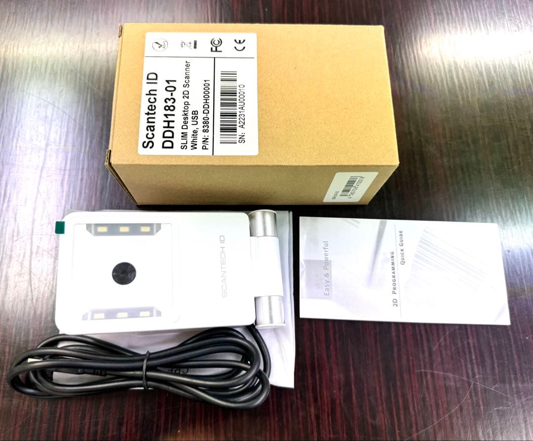 2次元バーコードリーダー DDH183スリム 全方向読取り2Dバーコードスキャナ