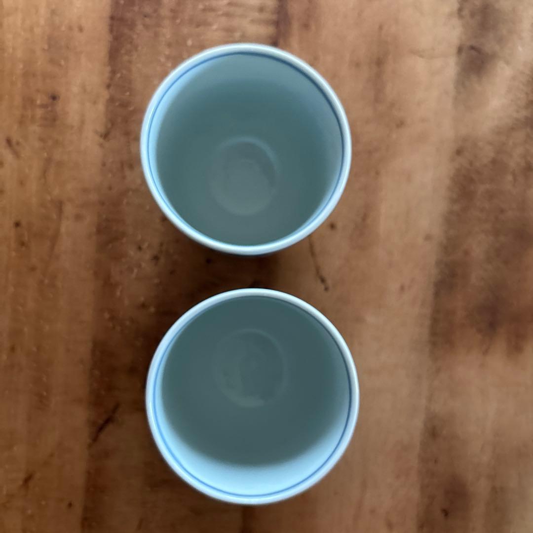 有田焼　青花　しん窯　小皿　中皿　湯呑み　コーヒーカップ　ワイングラス他まとめて