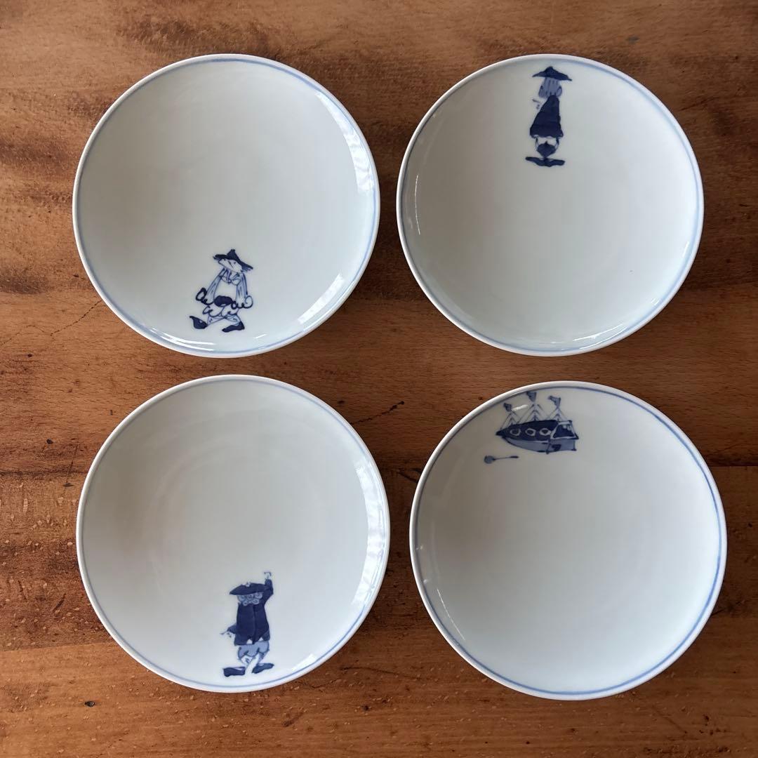 有田焼　青花　しん窯　小皿　中皿　湯呑み　コーヒーカップ　ワイングラス他まとめて