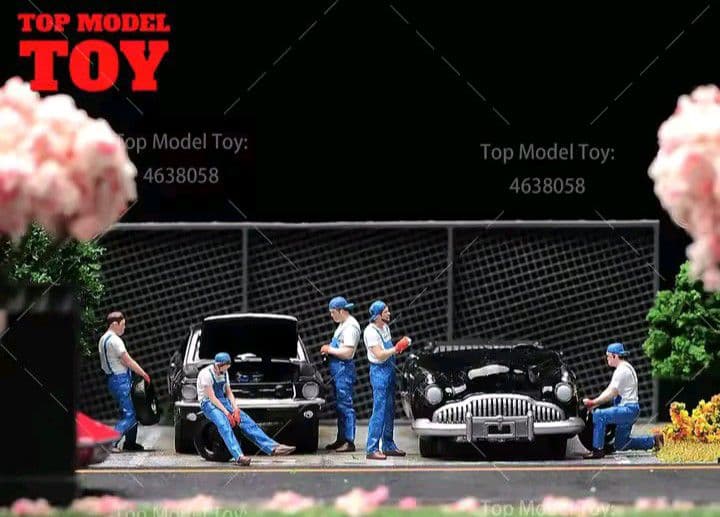 ★NEW■1/64【メカニック・ボーイズ】5体セット《新品・未使用品》