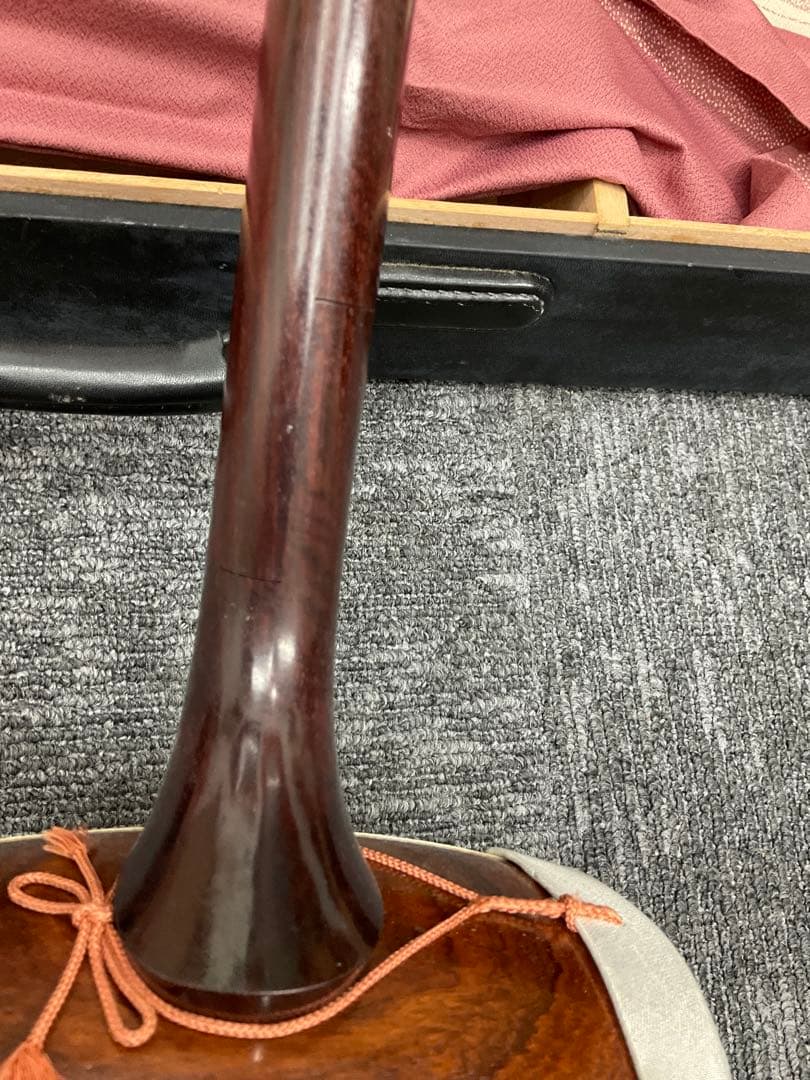 三味線 本体＋ハードケース付き 【ジャンク品】