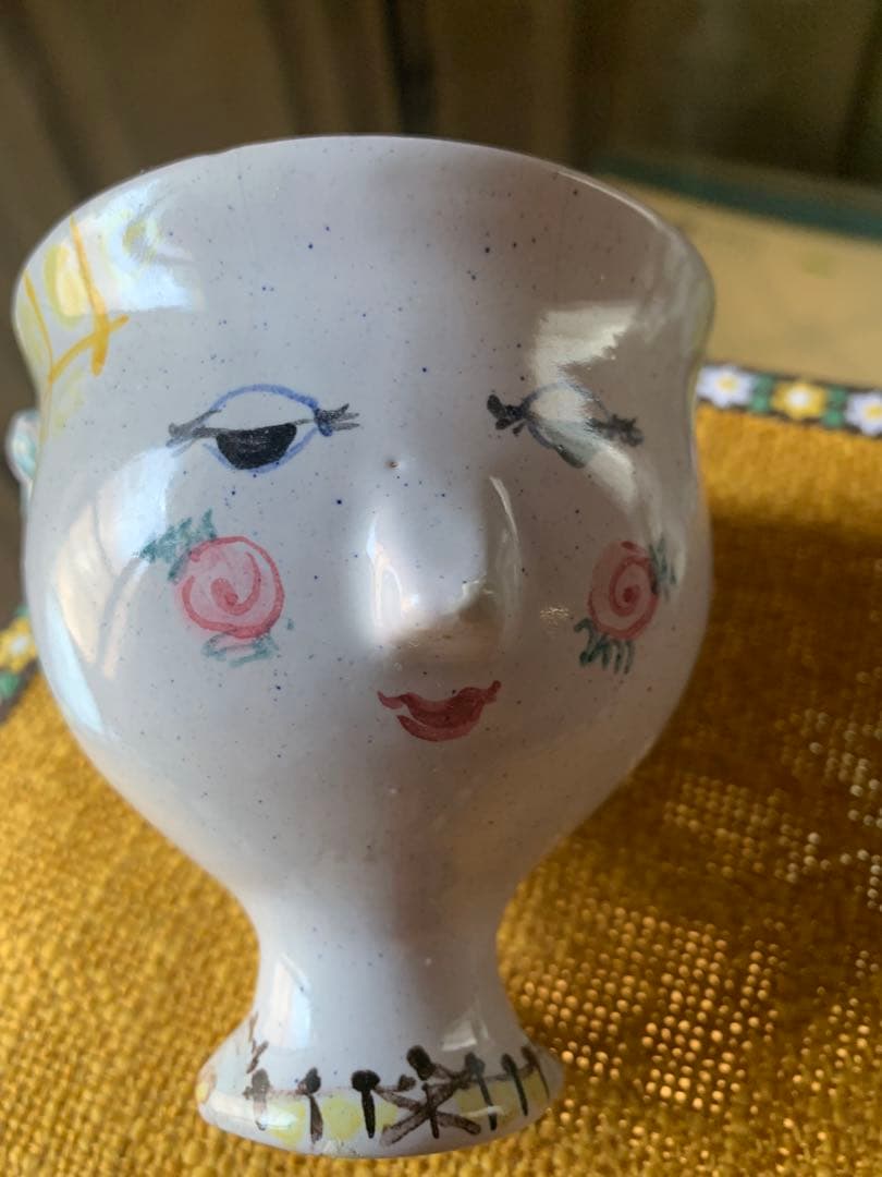 ビヨンヴィンブラッド　1953年スタジオ手書き一点物の作品カップ型女の子修復有り