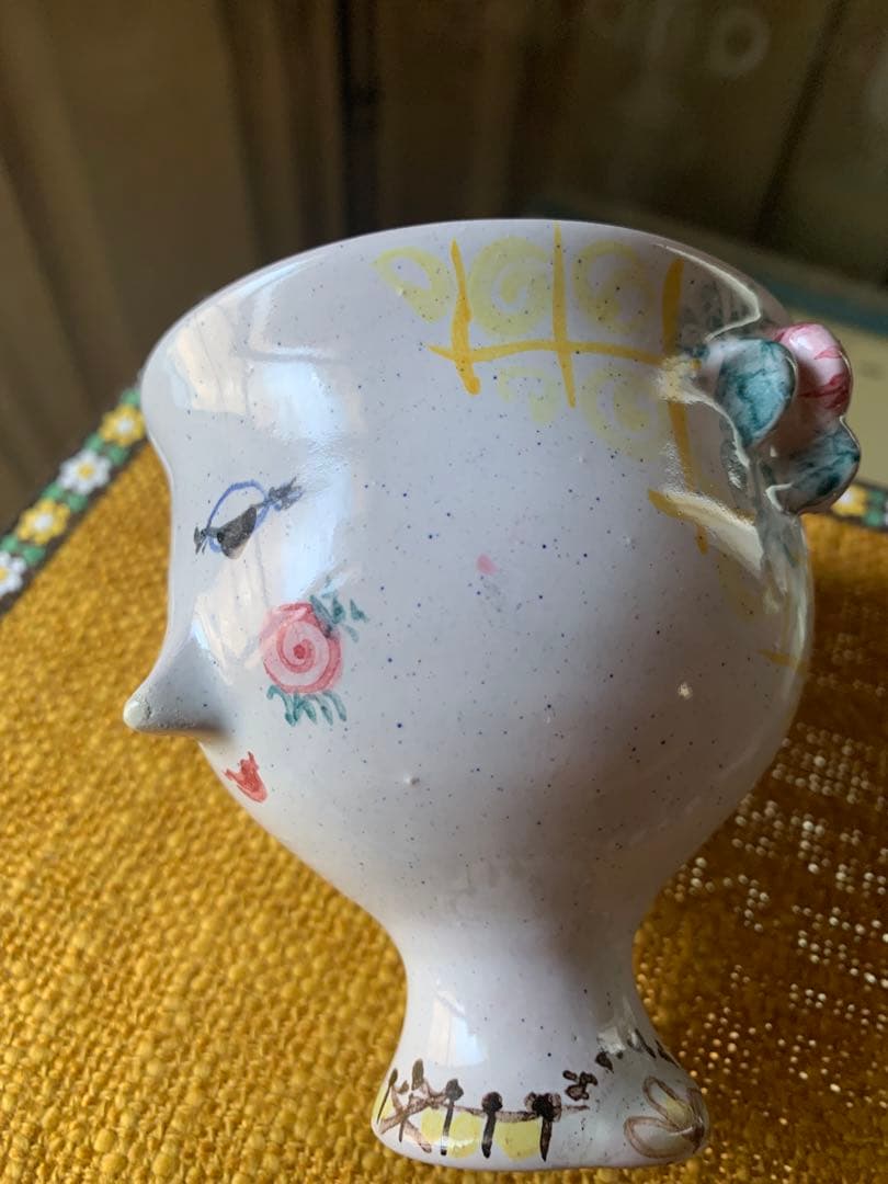 ビヨンヴィンブラッド　1953年スタジオ手書き一点物の作品カップ型女の子修復有り