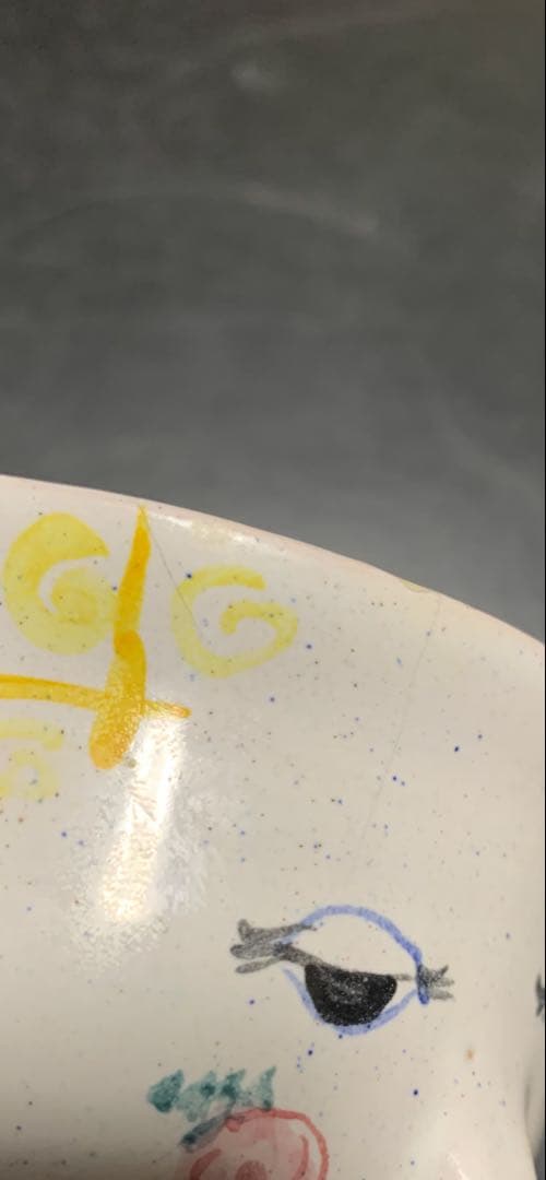 ビヨンヴィンブラッド　1953年スタジオ手書き一点物の作品カップ型女の子修復有り