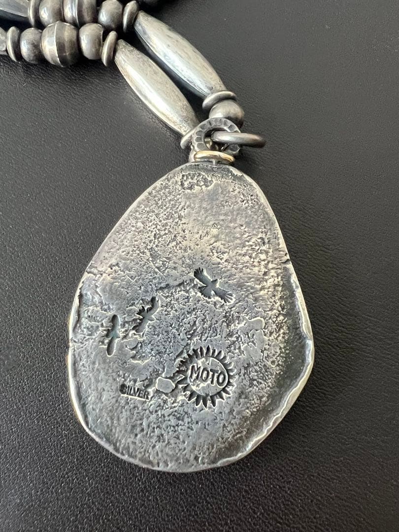 MOTO ターコイズ　ペンダントネックレス　ブレスレット　ナバホ　リング