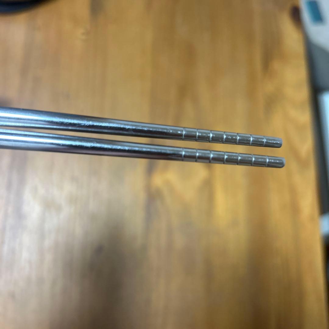 折燕 高級箸 ブルー 18-8ステンレス 新潟日本製