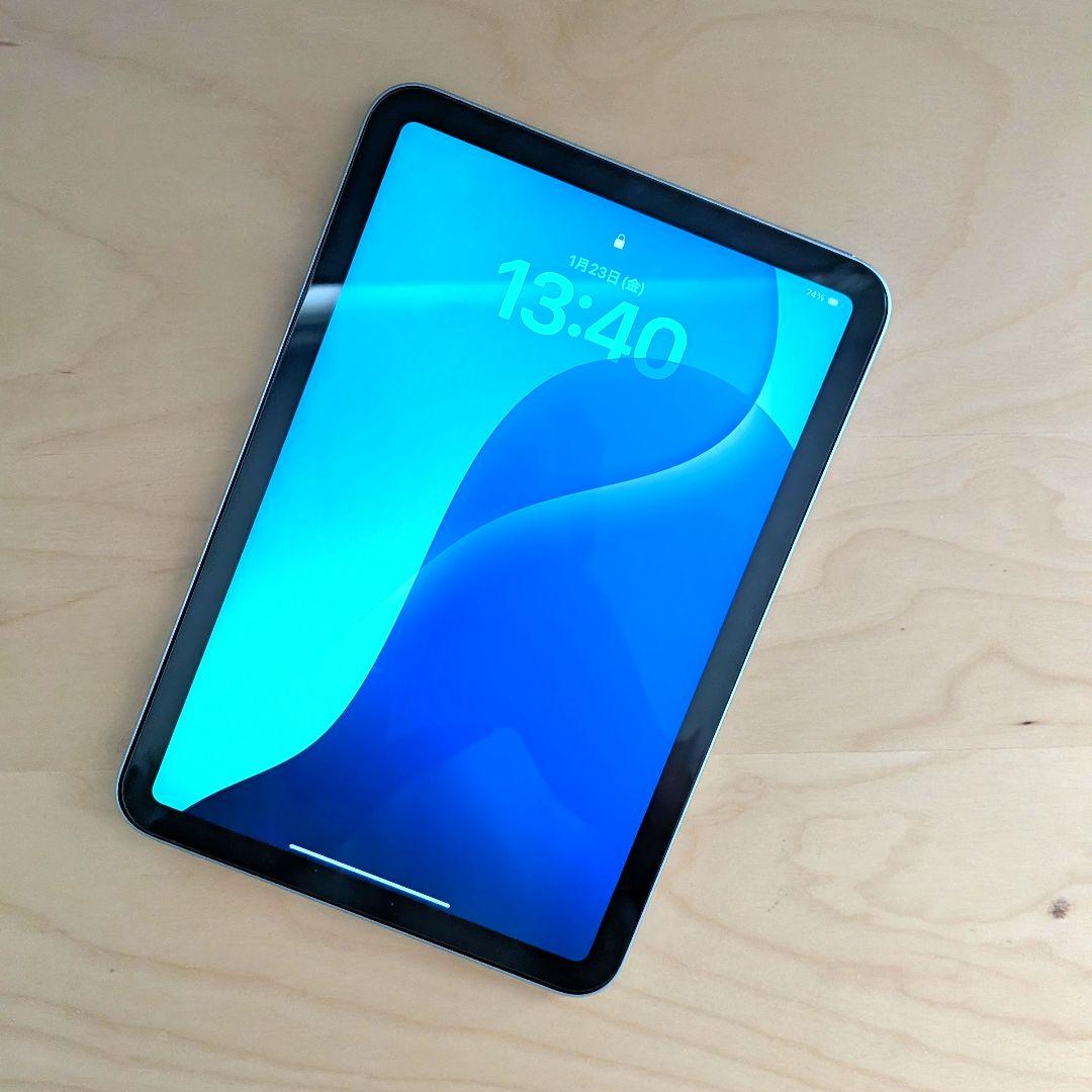iPad mini A17 Pro 128GB ブルー WiFi ケース付