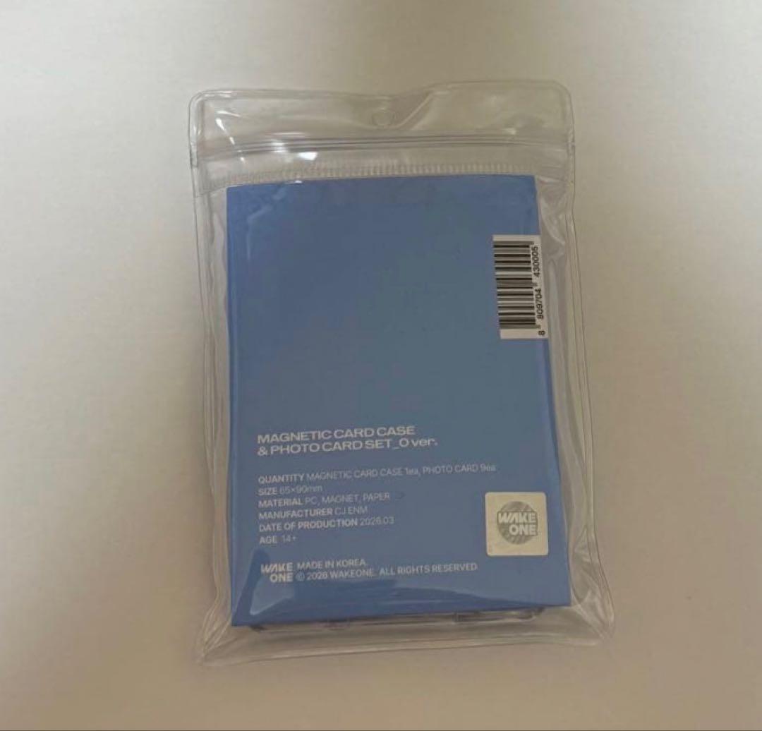 zb1 トレカ　アンコン　md マグネット　ケース　ゼベワン 0 ver.