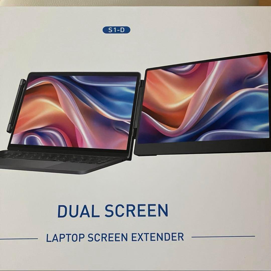 ポータブルモニター　14インチ　IPSパネル搭載　フルHD デュアルモニター