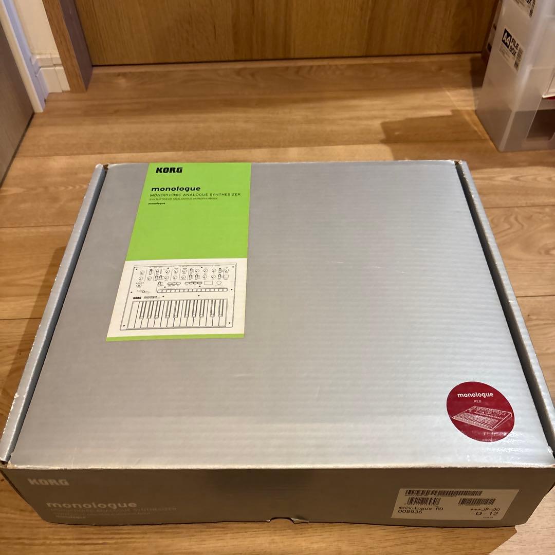 【美品】KORG monologue アナログシンセサイザー レッド【生産終了】