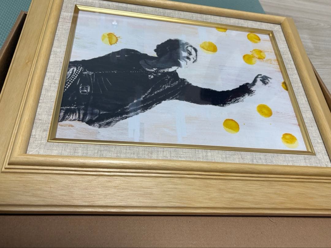 氷室京介キャンパスアート額装　F4サイズ