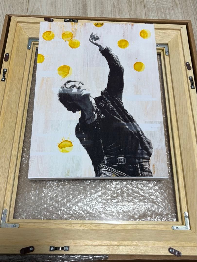 氷室京介キャンパスアート額装　F4サイズ