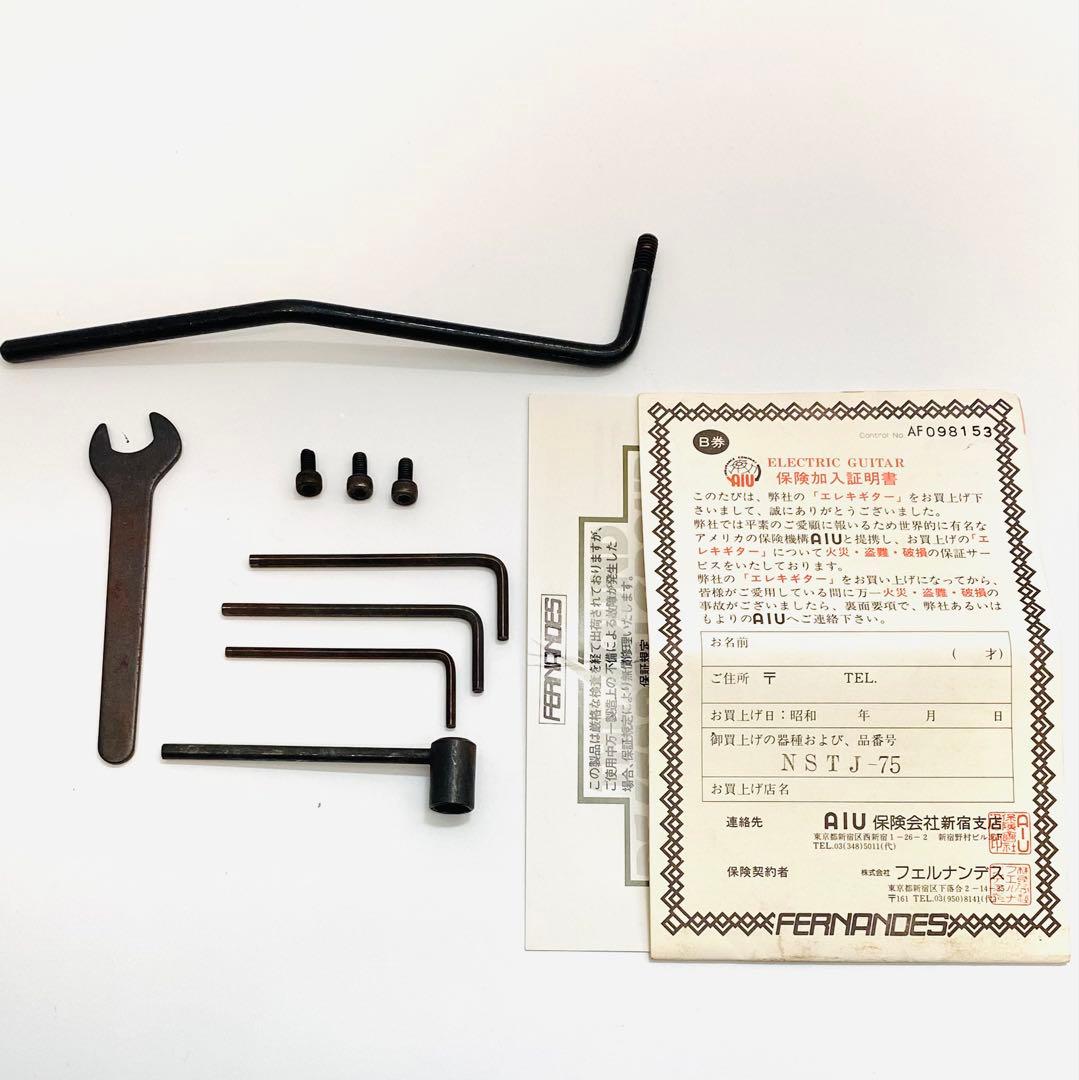 激レア FERNANDES STJ-75 日本製 SSH シャークインレイ
