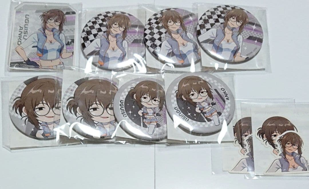 セガラッキーくじ よふかしのうた 鶯餡子 アクキー 缶バッジ 等 10点