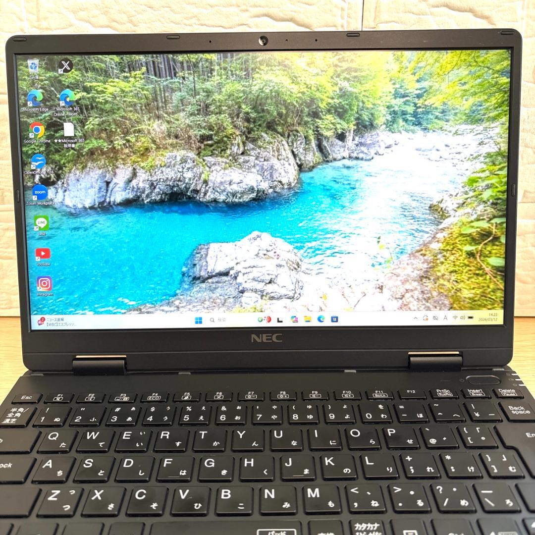 薄型 11世代 i5 NECノートパソコン Windows11 SSD FHD