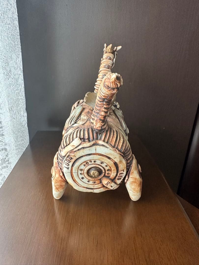 gagner141✨️鴨頭みどりさん作品 陶器人形 4点セット お香立て