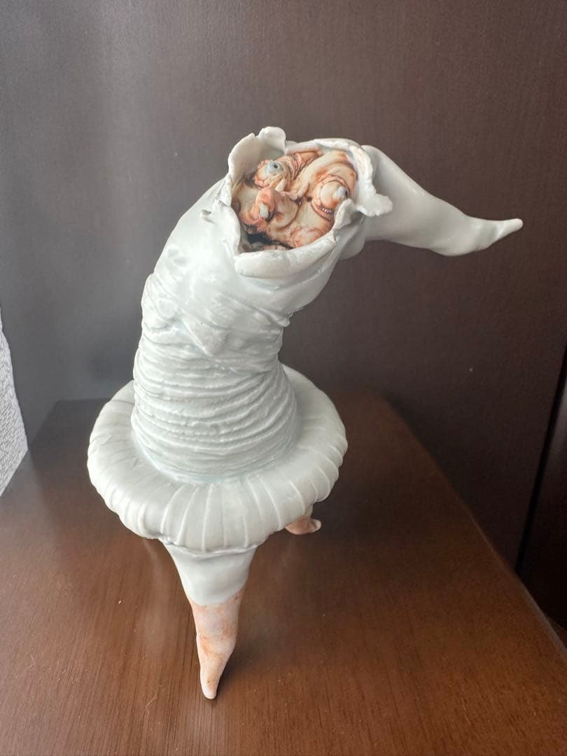 gagner141✨️鴨頭みどりさん作品 陶器人形 4点セット お香立て