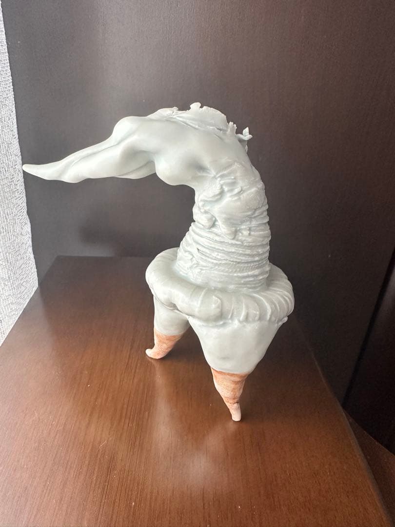 gagner141✨️鴨頭みどりさん作品 陶器人形 4点セット お香立て