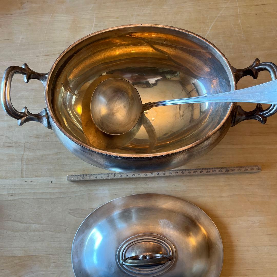 YUKIWA シルバープレート　スープチューリンドイツ　お玉