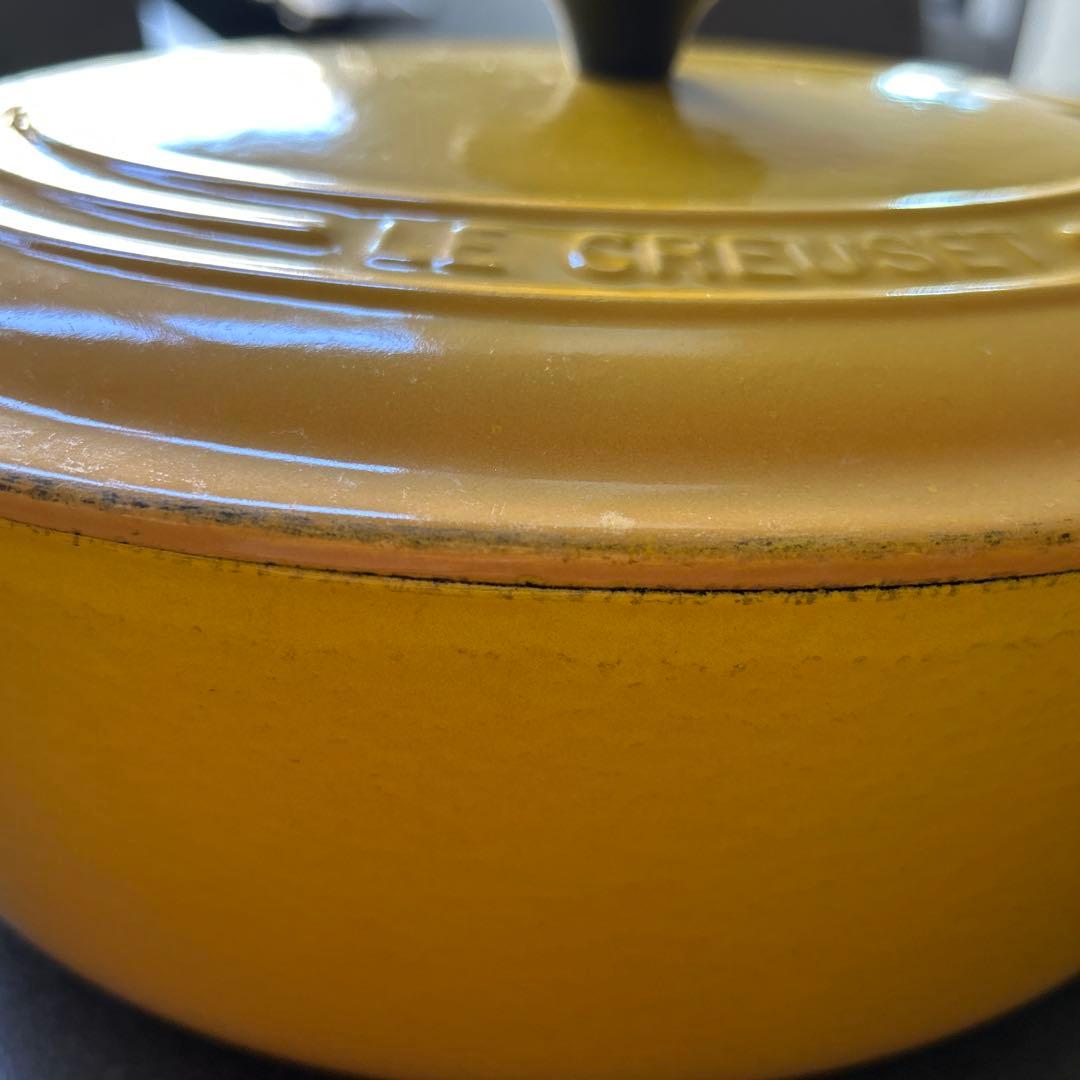 d*0様 LE CREUSET イエロー 両手鍋　27