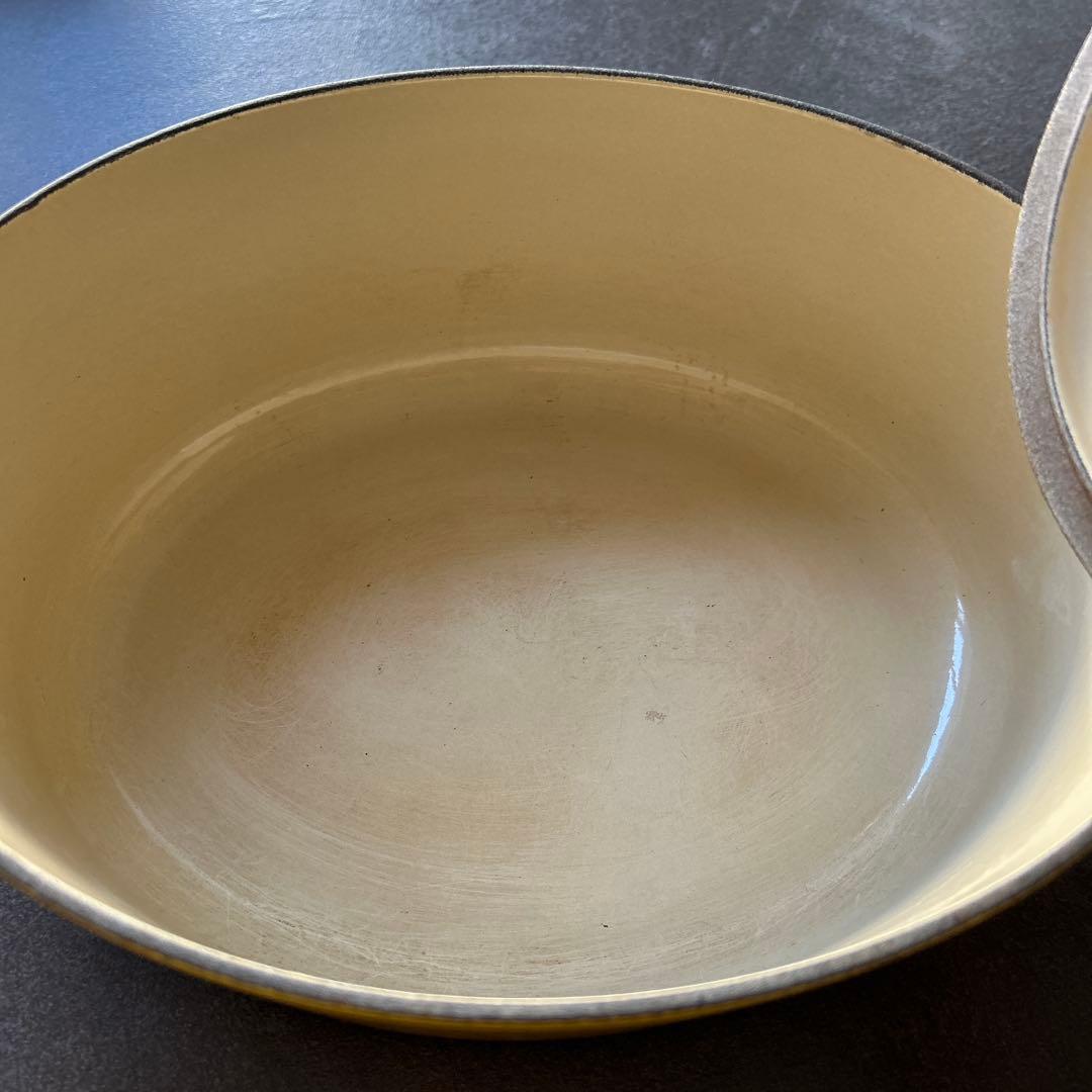 d*0様 LE CREUSET イエロー 両手鍋　27