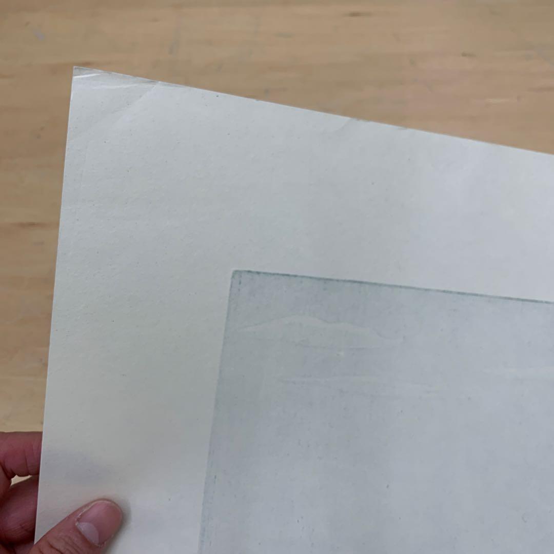 鈴木敦子「小さな森」2006年　限定25 木版画