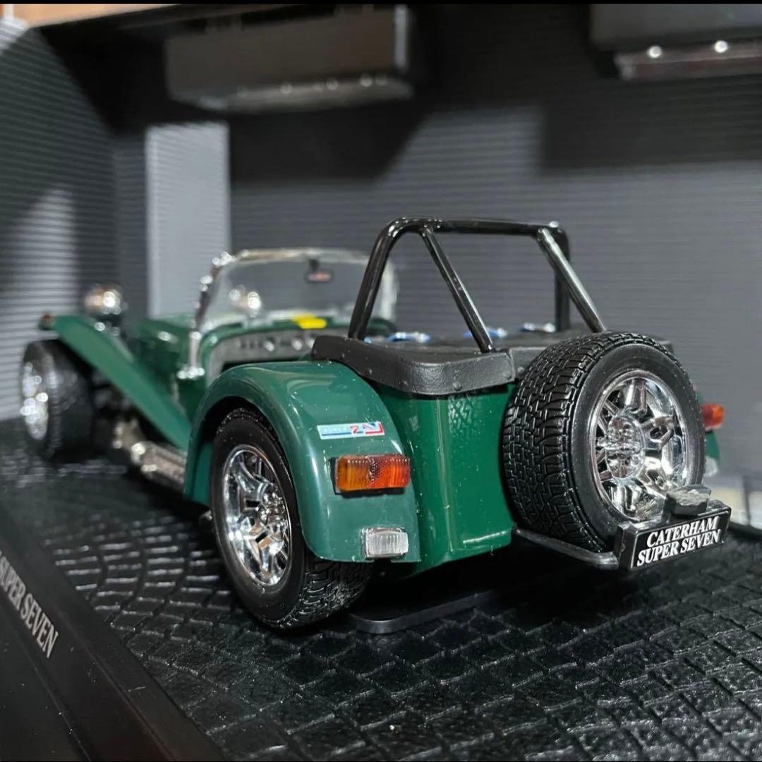 絶版未展示品 京商 1/18 ケータハム スーパーセブン イエローライン