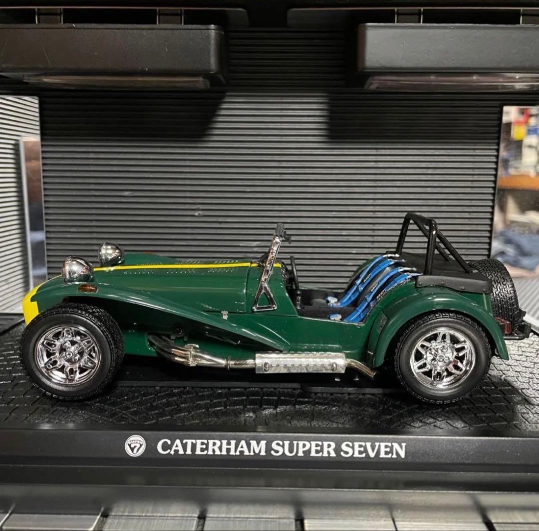 絶版未展示品 京商 1/18 ケータハム スーパーセブン イエローライン