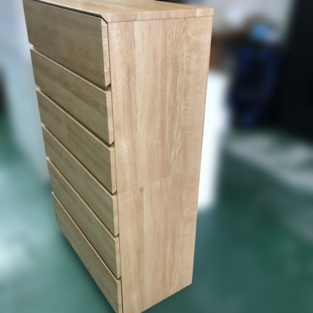 直接引き取り可能 ニトリ ハイチェスト 6段 インテリア 家具 木製